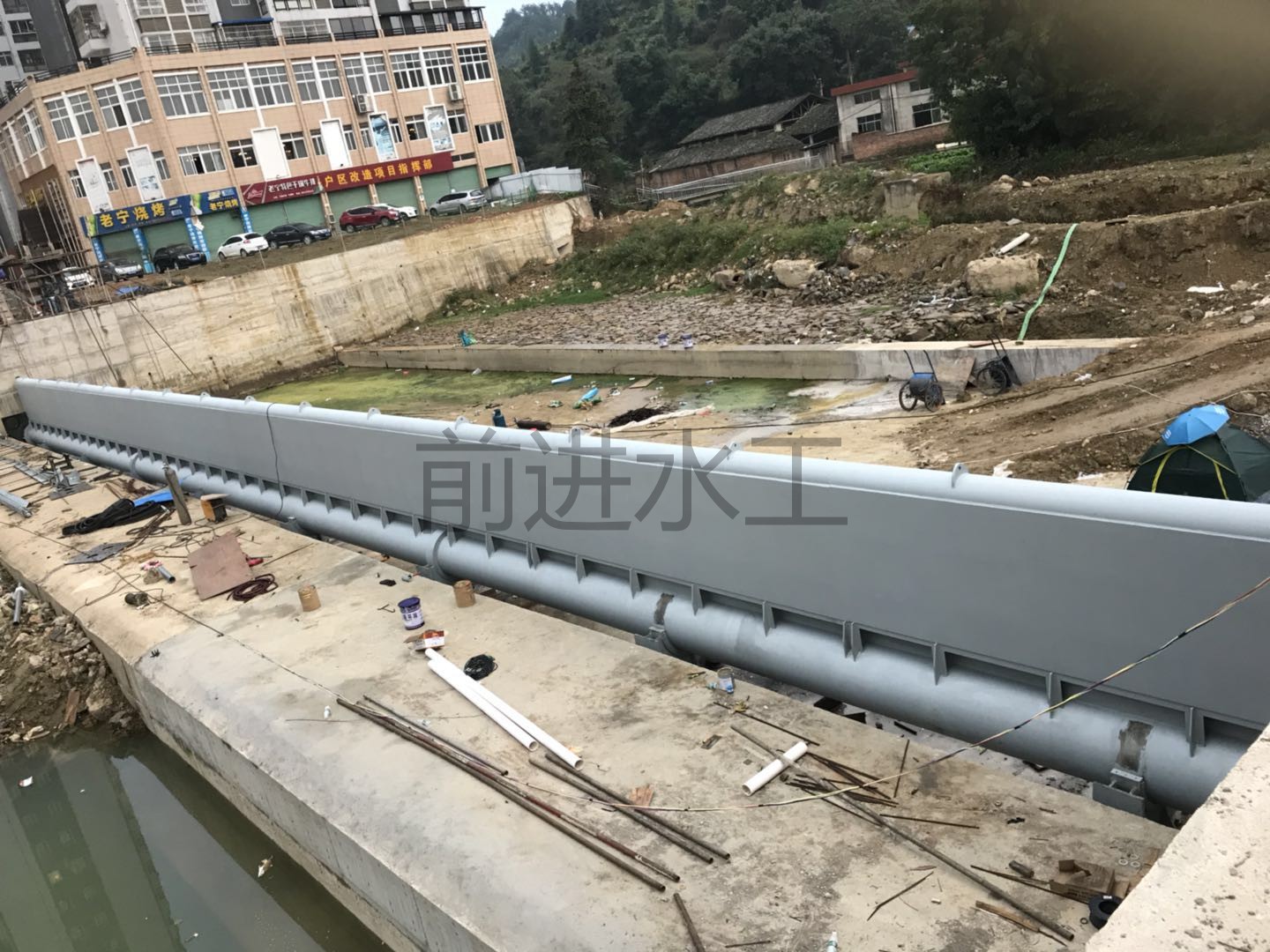 景觀鋼壩閘門